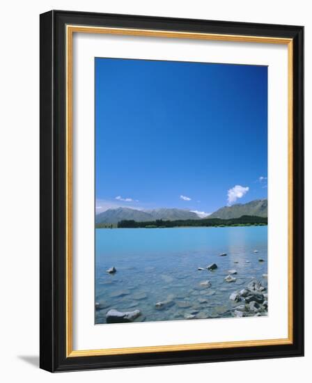 Lake Tekapo, Mount Cook National Park, Canterbury, South Island, New Zealand-Neale Clarke-Framed Photographic Print