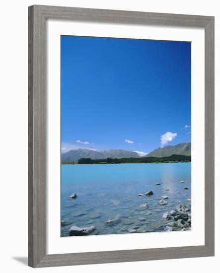 Lake Tekapo, Mount Cook National Park, Canterbury, South Island, New Zealand-Neale Clarke-Framed Photographic Print