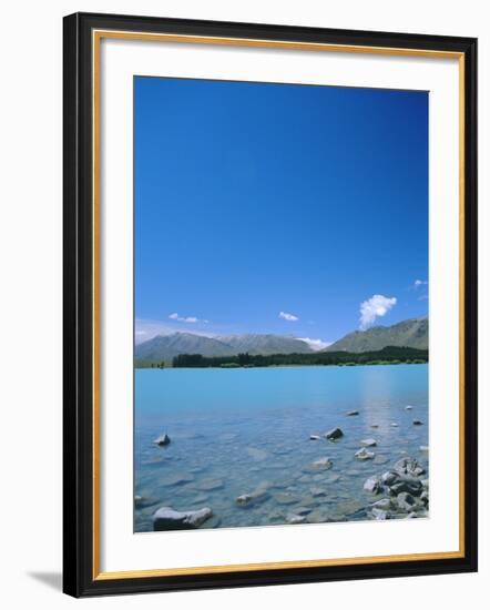 Lake Tekapo, Mount Cook National Park, Canterbury, South Island, New Zealand-Neale Clarke-Framed Photographic Print