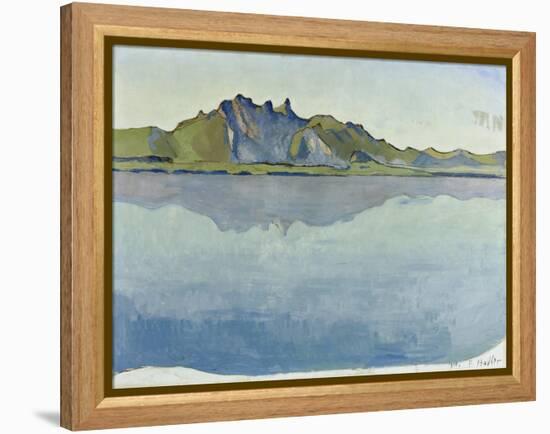 Lake Thun and the Stockhorn Mountains, 1910-Ferdinand Hodler-Framed Premier Image Canvas