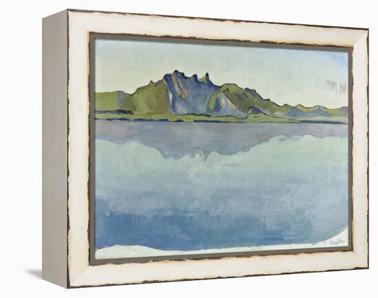 Lake Thun and the Stockhorn Mountains, 1910-Ferdinand Hodler-Framed Premier Image Canvas