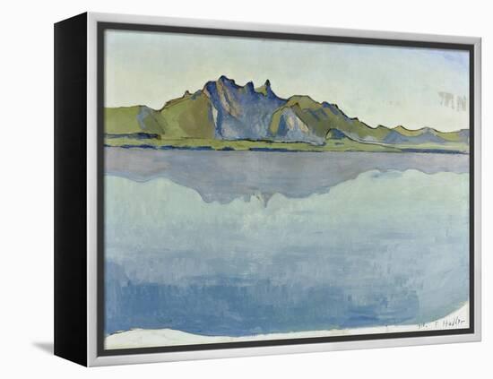 Lake Thun and the Stockhorn Mountains, 1910-Ferdinand Hodler-Framed Premier Image Canvas