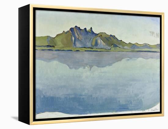 Lake Thun and the Stockhorn Mountains, 1910-Ferdinand Hodler-Framed Premier Image Canvas