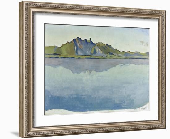 Lake Thun and the Stockhorn Mountains, 1910-Ferdinand Hodler-Framed Giclee Print