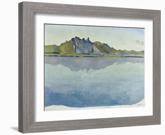 Lake Thun and the Stockhorn Mountains, 1910-Ferdinand Hodler-Framed Giclee Print