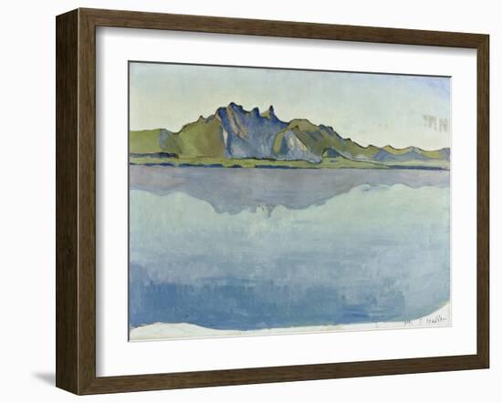 Lake Thun and the Stockhorn Mountains, 1910-Ferdinand Hodler-Framed Giclee Print