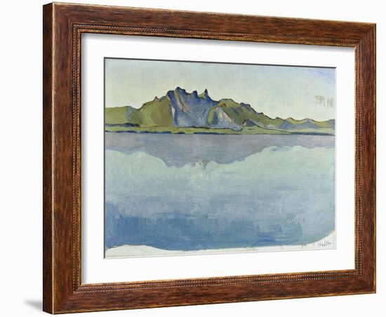 Lake Thun and the Stockhorn Mountains, 1910-Ferdinand Hodler-Framed Giclee Print