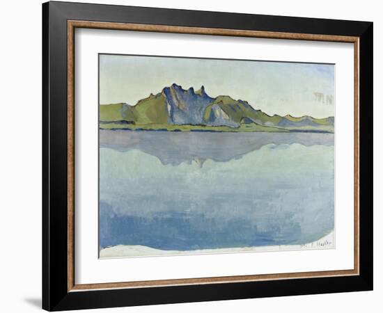 Lake Thun and the Stockhorn Mountains, 1910-Ferdinand Hodler-Framed Giclee Print