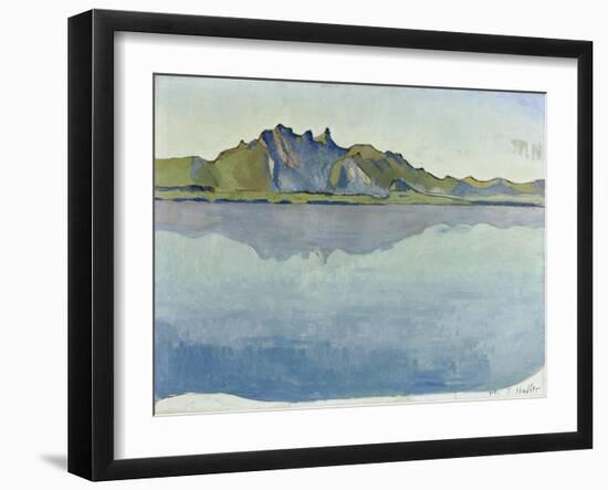 Lake Thun and the Stockhorn Mountains, 1910-Ferdinand Hodler-Framed Giclee Print