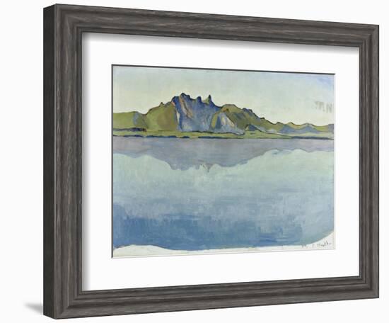 Lake Thun and the Stockhorn Mountains, 1910-Ferdinand Hodler-Framed Giclee Print