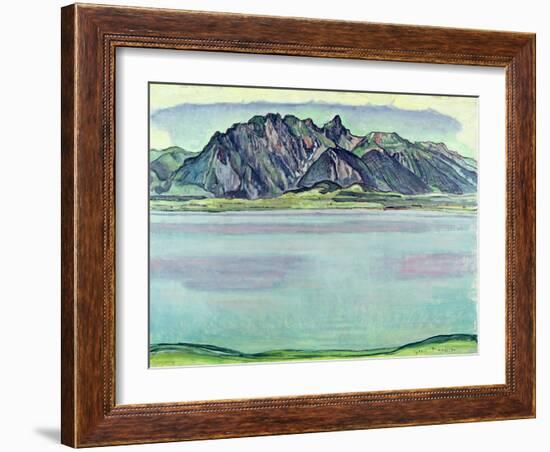 Lake Thun and the Stockhorn Mountains, 1910-Ferdinand Hodler-Framed Giclee Print