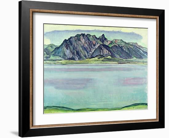 Lake Thun and the Stockhorn Mountains, 1910-Ferdinand Hodler-Framed Giclee Print