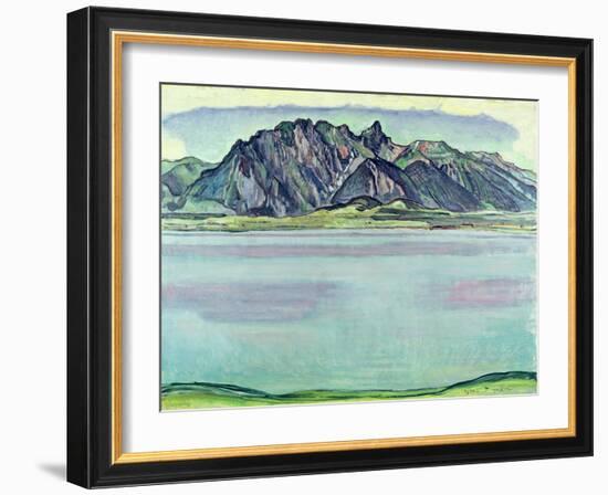 Lake Thun and the Stockhorn Mountains, 1910-Ferdinand Hodler-Framed Giclee Print