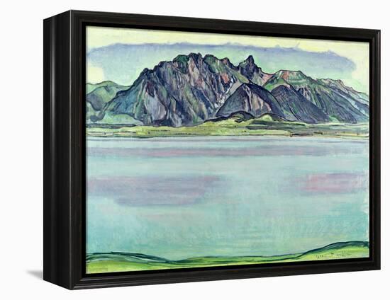 Lake Thun and the Stockhorn Mountains, 1910-Ferdinand Hodler-Framed Premier Image Canvas