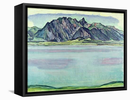 Lake Thun and the Stockhorn Mountains, 1910-Ferdinand Hodler-Framed Premier Image Canvas