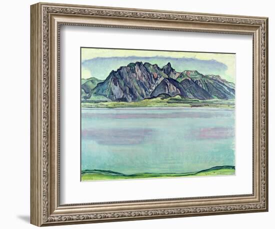 Lake Thun and the Stockhorn Mountains, 1910-Ferdinand Hodler-Framed Giclee Print