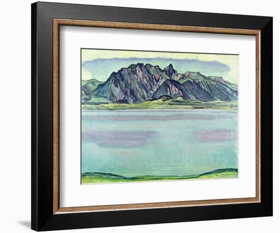 Lake Thun and the Stockhorn Mountains, 1910-Ferdinand Hodler-Framed Giclee Print