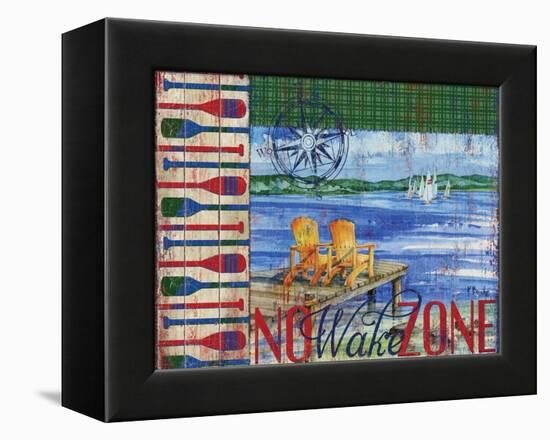 Lake Time III-Paul Brent-Framed Stretched Canvas