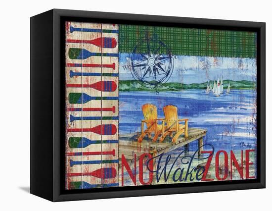 Lake Time III-Paul Brent-Framed Stretched Canvas