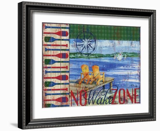 Lake Time III-Paul Brent-Framed Art Print