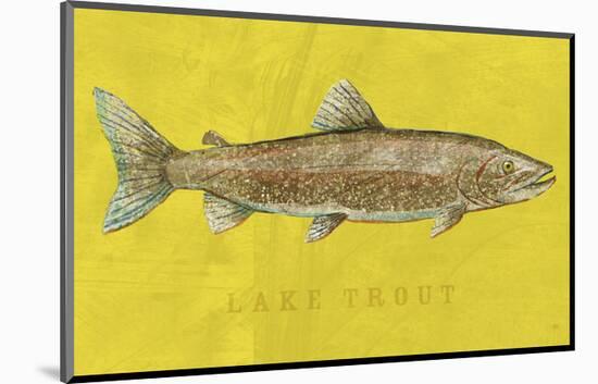 Lake Trout-John W^ Golden-Mounted Art Print