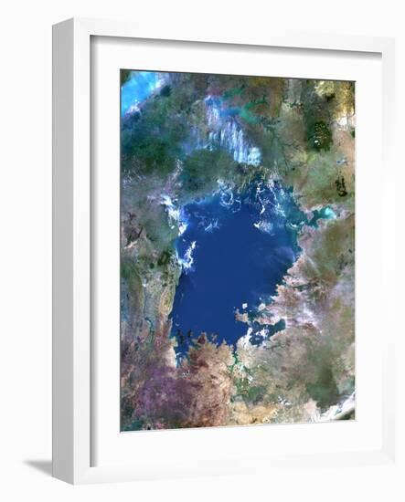 Lake Victoria, Satellite Image-PLANETOBSERVER-Framed Photographic Print