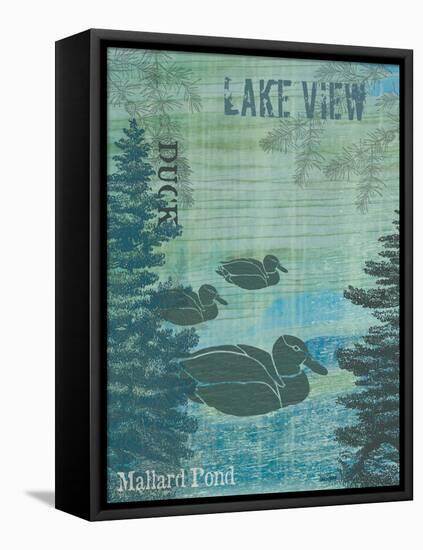 Lake View-Bee Sturgis-Framed Stretched Canvas