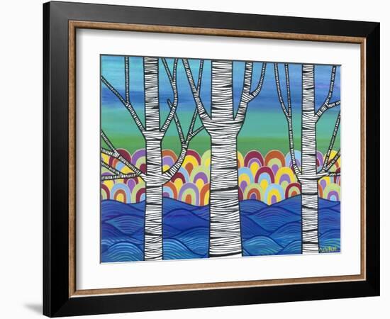 Lake View-Carla Bank-Framed Giclee Print