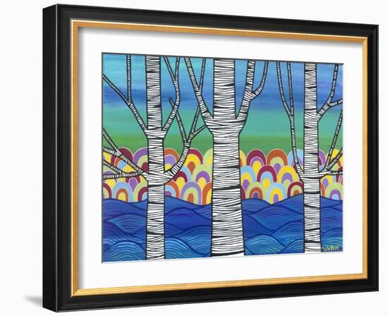 Lake View-Carla Bank-Framed Giclee Print