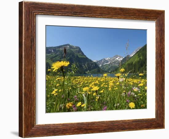 Lake Vilsalpsee, Tannheim Valley, Austria-Katja Kreder-Framed Photographic Print