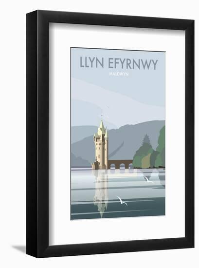 Lake Vynwry (Welsh Language) - Dave Thompson Contemporary Travel Print-Dave Thompson-Framed Giclee Print