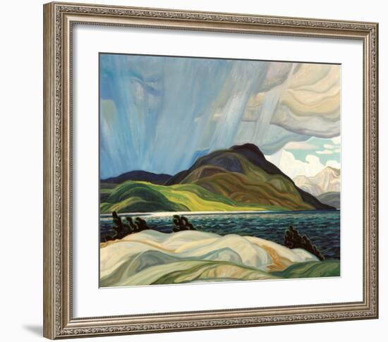 Lake Wabagishik-Franklin Carmichael-Framed Art Print