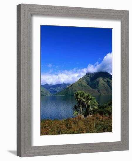 Lake Wakatipu and Mount Hector-Leslie Richard Jacobs-Framed Photographic Print