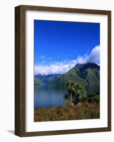 Lake Wakatipu and Mount Hector-Leslie Richard Jacobs-Framed Photographic Print