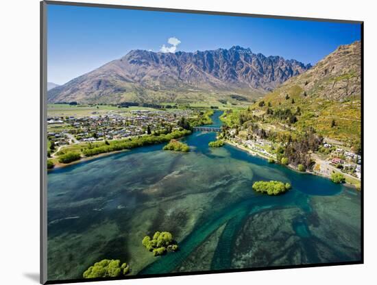 Lake Wakatipu, Kawarau River, and The Remarkables, Queenstown, South Island, New Zealand-David Wall-Mounted Photographic Print