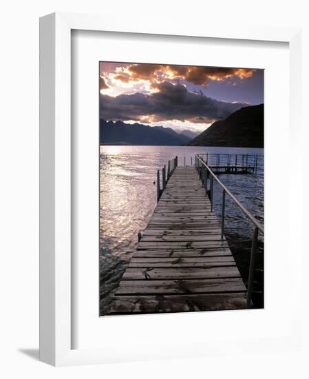 Lake Wakatipu, Queenstown, South Island, New Zealand-Doug Pearson-Framed Photographic Print