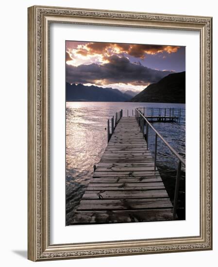 Lake Wakatipu, Queenstown, South Island, New Zealand-Doug Pearson-Framed Photographic Print