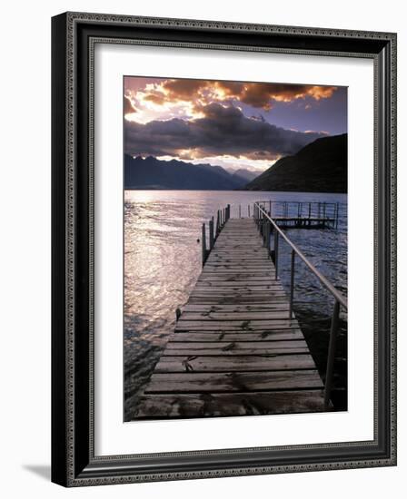 Lake Wakatipu, Queenstown, South Island, New Zealand-Doug Pearson-Framed Photographic Print