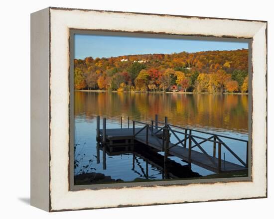 Lake Waramaug, Connecticut, New England, USA-Demetrio Carrasco-Framed Premier Image Canvas