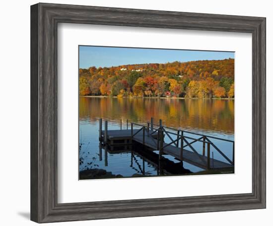 Lake Waramaug, Connecticut, New England, USA-Demetrio Carrasco-Framed Photographic Print