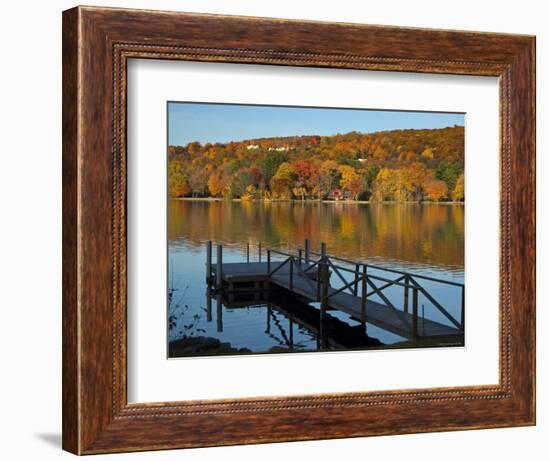 Lake Waramaug, Connecticut, New England, USA-Demetrio Carrasco-Framed Photographic Print