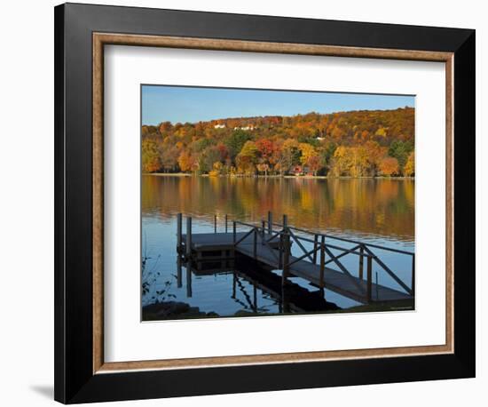 Lake Waramaug, Connecticut, New England, USA-Demetrio Carrasco-Framed Photographic Print