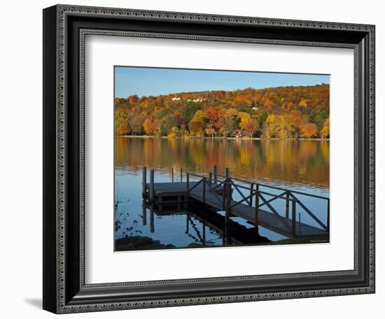 Lake Waramaug, Connecticut, New England, USA-Demetrio Carrasco-Framed Photographic Print