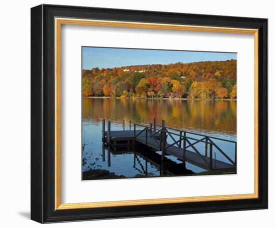 Lake Waramaug, Connecticut, New England, USA-Demetrio Carrasco-Framed Photographic Print