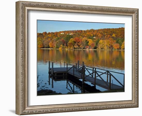 Lake Waramaug, Connecticut, New England, USA-Demetrio Carrasco-Framed Photographic Print