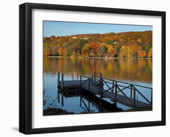 Lake Waramaug, Connecticut, New England, USA-Demetrio Carrasco-Framed Photographic Print