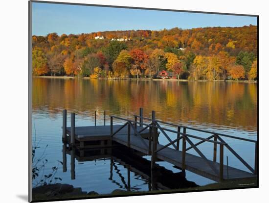 Lake Waramaug, Connecticut, New England, USA-Demetrio Carrasco-Mounted Photographic Print