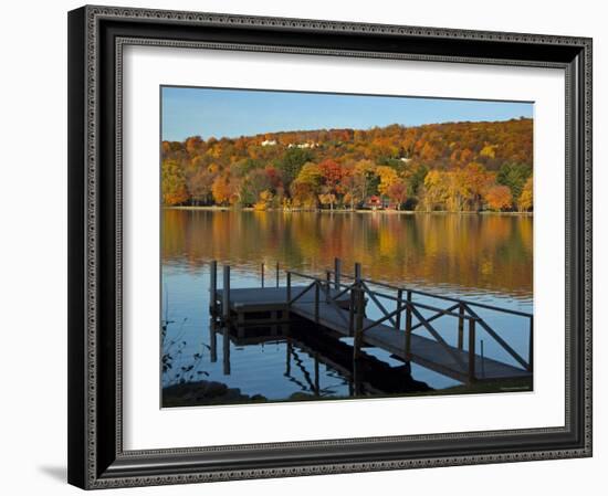 Lake Waramaug, Connecticut, New England, USA-Demetrio Carrasco-Framed Photographic Print