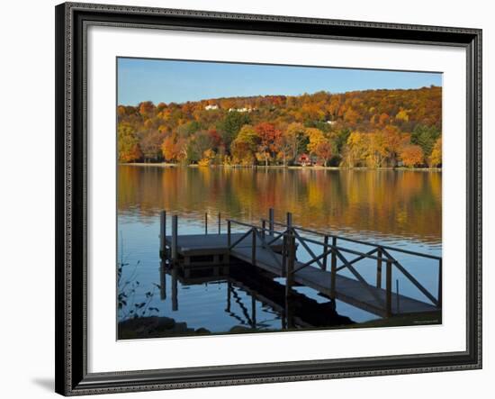 Lake Waramaug, Connecticut, New England, USA-Demetrio Carrasco-Framed Photographic Print