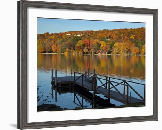 Lake Waramaug, Connecticut, New England, USA-Demetrio Carrasco-Framed Photographic Print